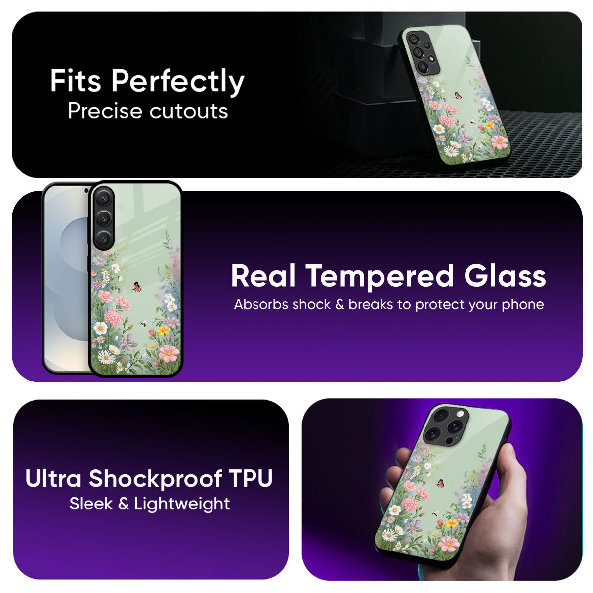 Blush Canvas Glass Case
