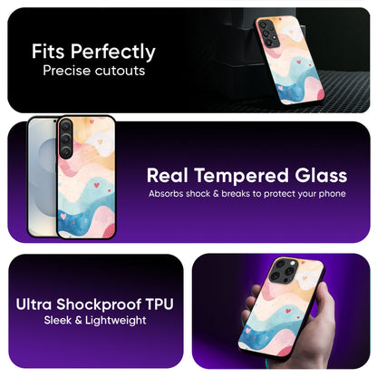 Love Wave Glass Case