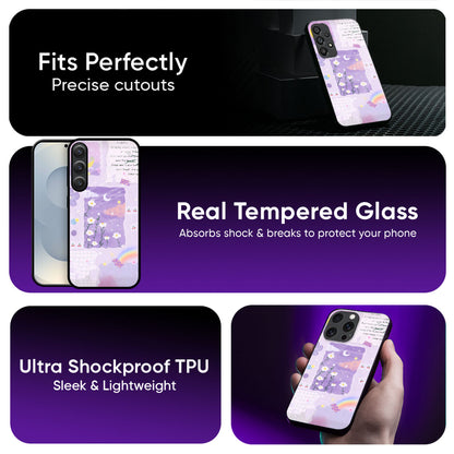 Poetic Bloom Glass Case