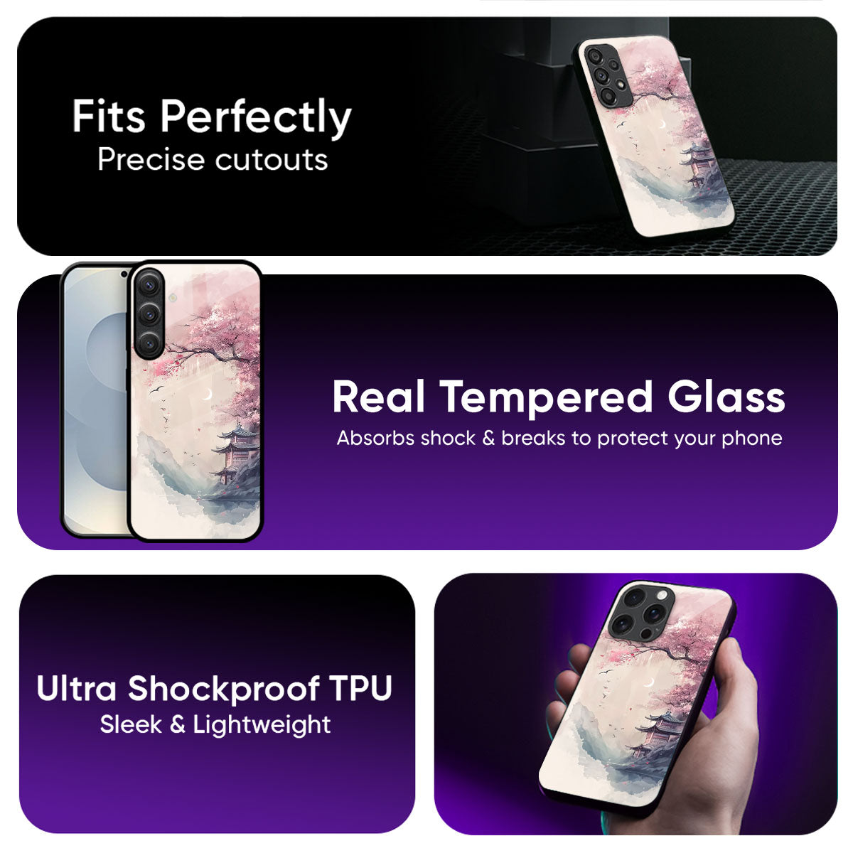 Petal Sanctuary Glass Case