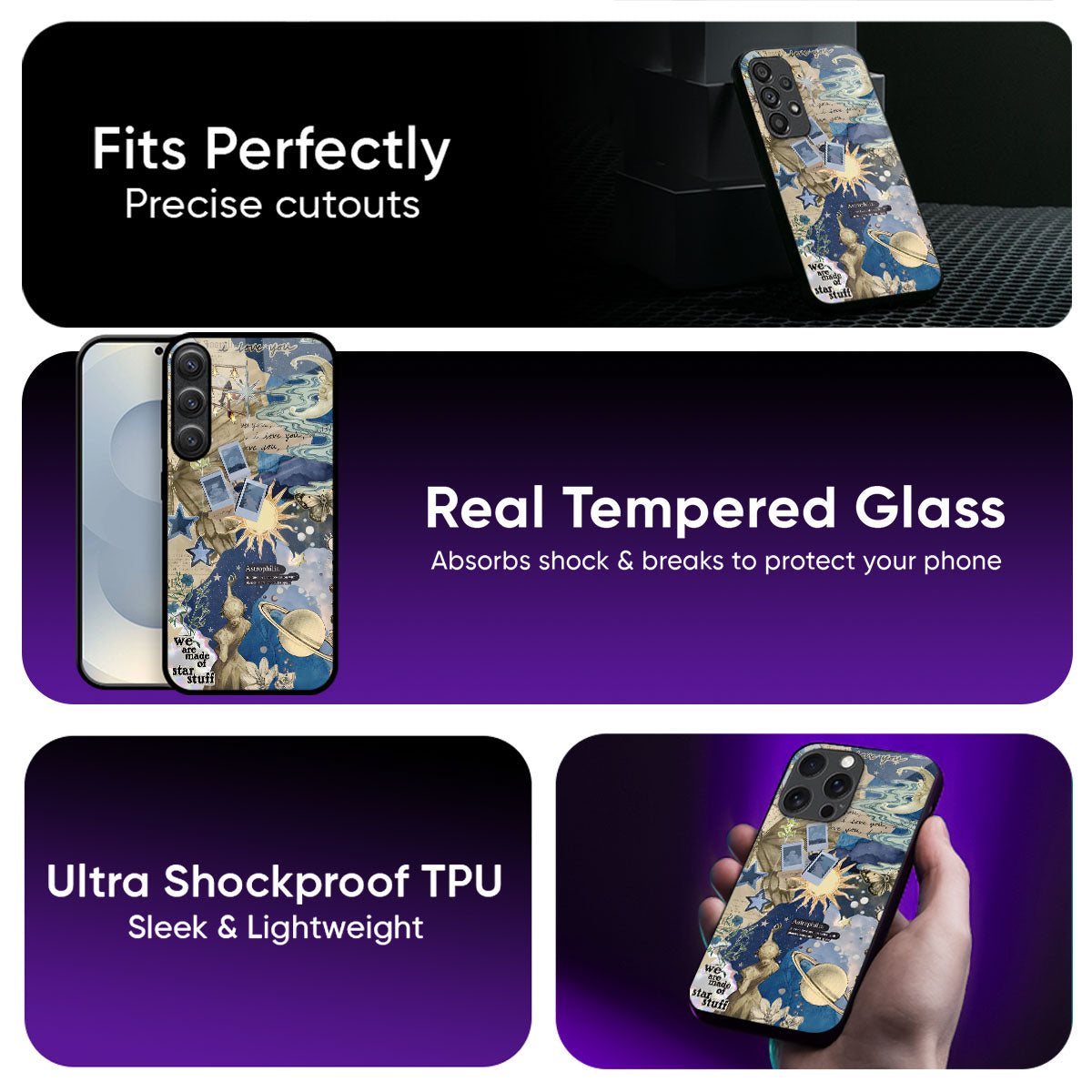 Infinite Stardust Glass Case