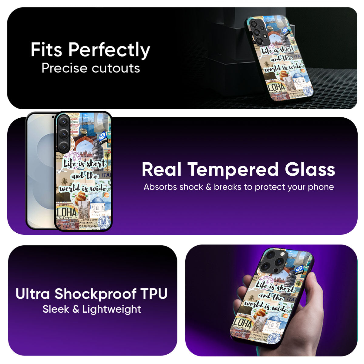 Live Wide Glass Case