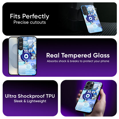 Blue Gaze Glass Case