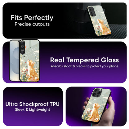 Sunny Catnap Glass Case