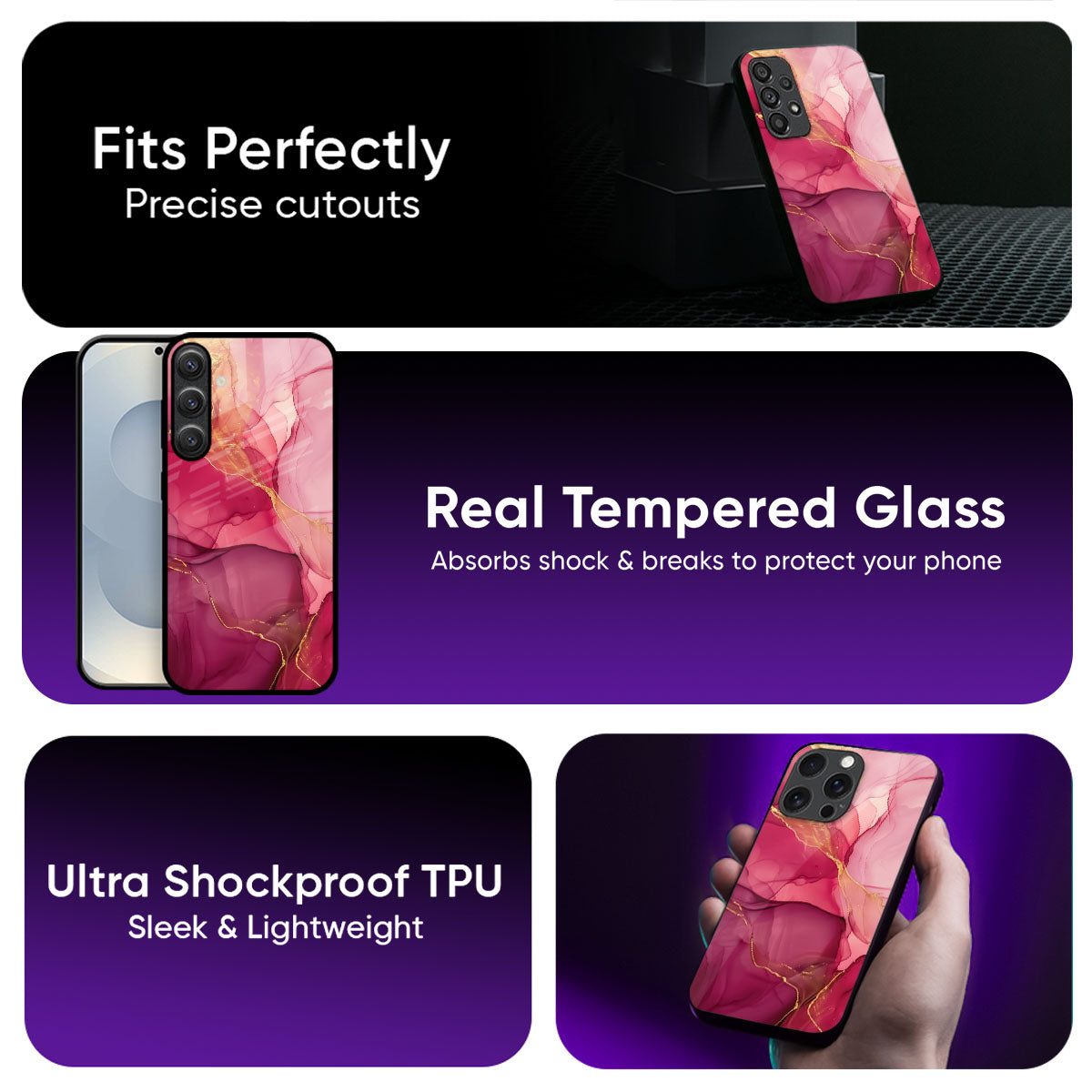 Rosetta Stone Glass Case