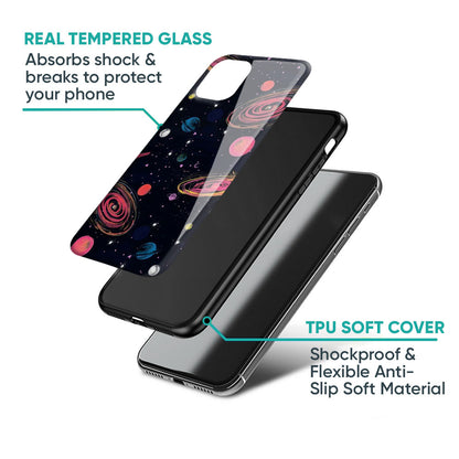 Galaxy In Dream Glass Case For Oppo Reno14 5G