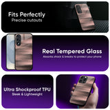 Rose Gold Shimmer Glass Case