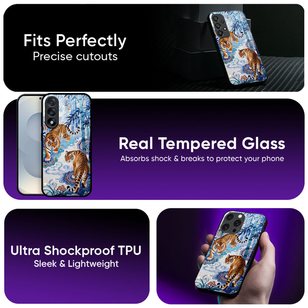Tigers Glass Case