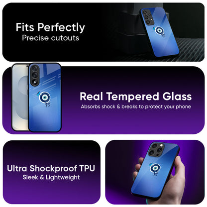 Butterfly Evil Eye Glass Case