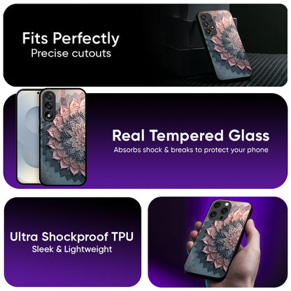 13D Layered Mandala Glass Case