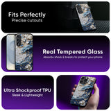 Blue Wave Glass Case