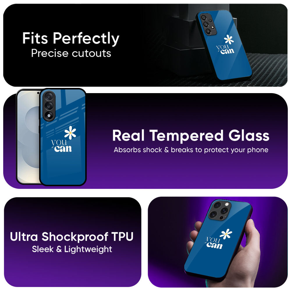 You Can Daisy Glass Case