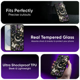 Moon & Butterfly Glass Case