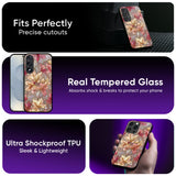 Maple Leaf Print Glass Case