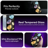 Elegant Floral Glass Case