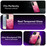 Pink Abstract Glass Case