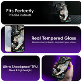 White Tiger Glass Case