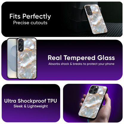 Pearl Shell Glass Case