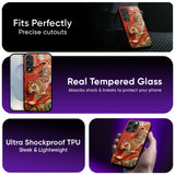 Traditional Red Tiger Glass Case