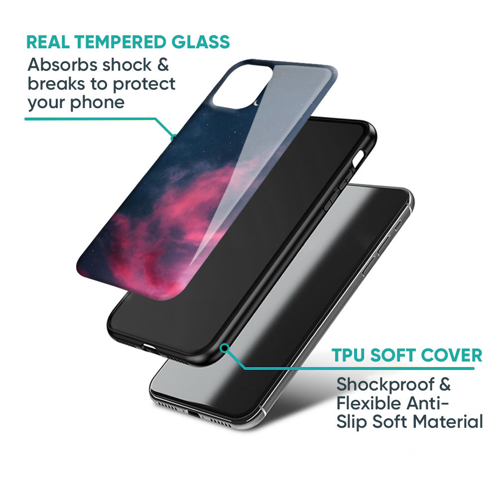 Moon Night Glass Case For Samsung Galaxy M56 5G