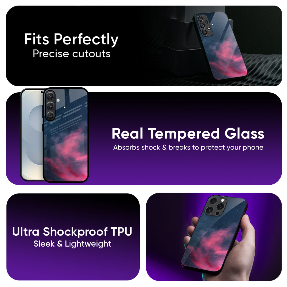 Moon Night Glass Case