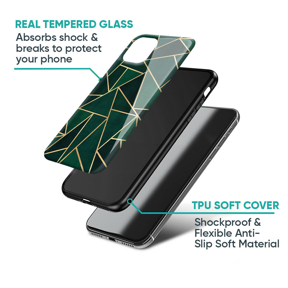 Abstract Green Glass Case For Google Pixel 10 Pro 5G