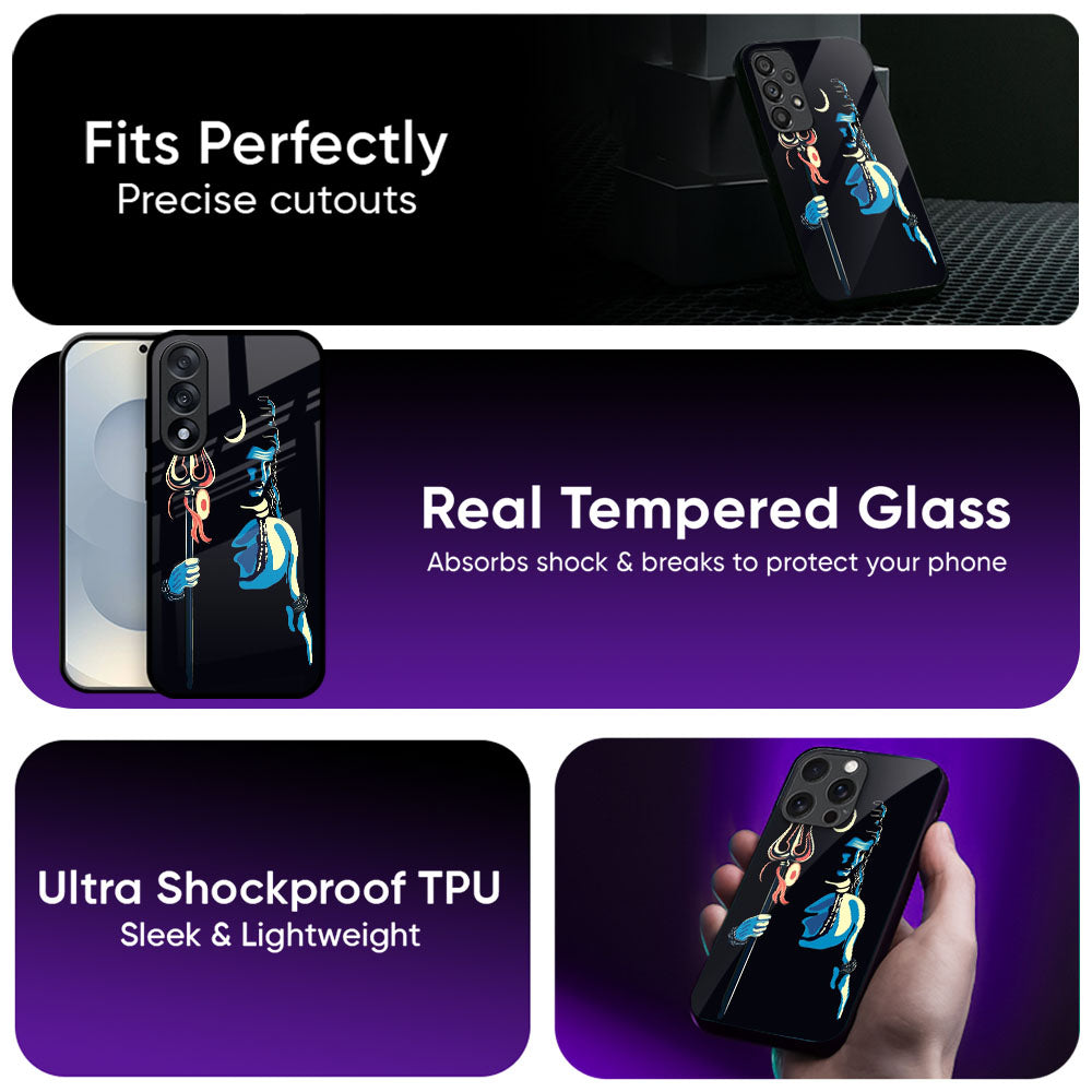 Lord Shiva Glass Case