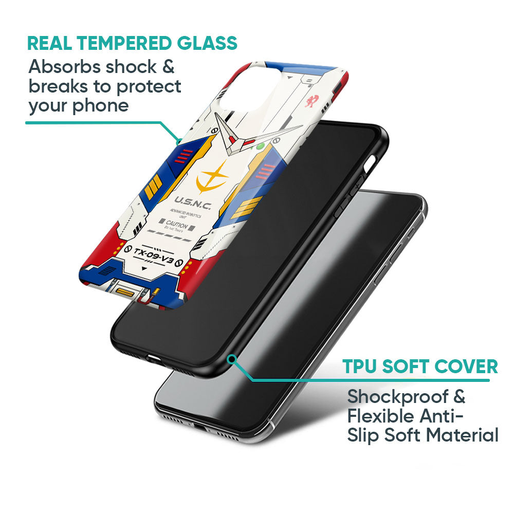 Mecha Armor Glass Case - Glass Back Cover for Phone (View 4)