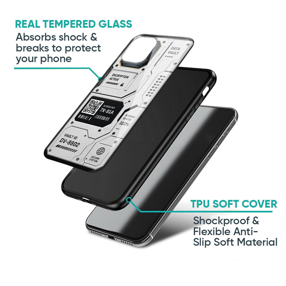Data Crypt Glass Case - Glass Back Cover for Phone (View 4)