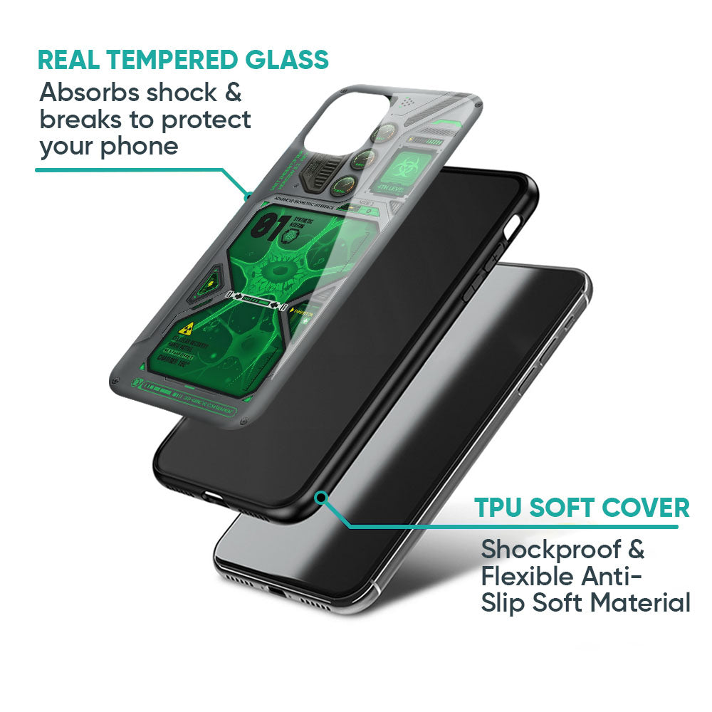 Toxic Strand Glass Case - Glass Back Cover for Phone (View 4)