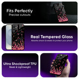 Heart Rain Fall Glass Case