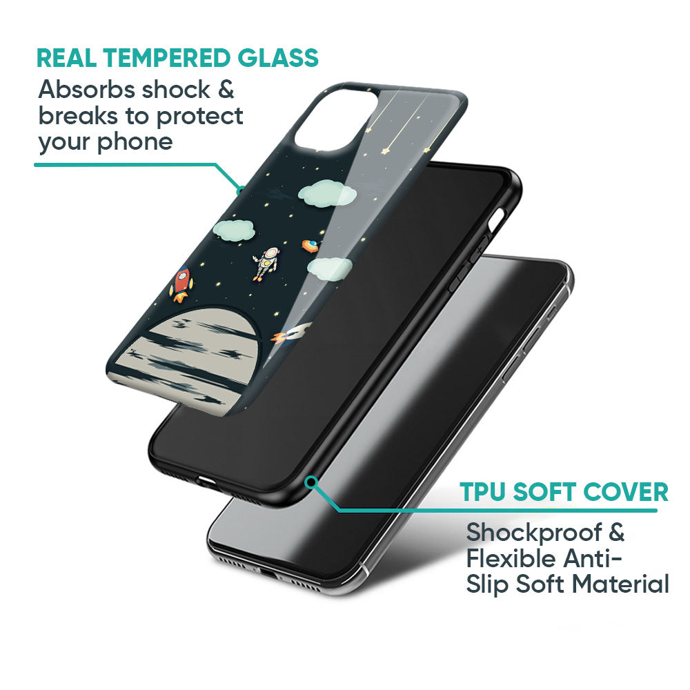 Astronaut Dream Glass Case For Oppo K13 Turbo Pro 5G