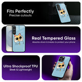 Adorable Cute Kitty Glass Case
