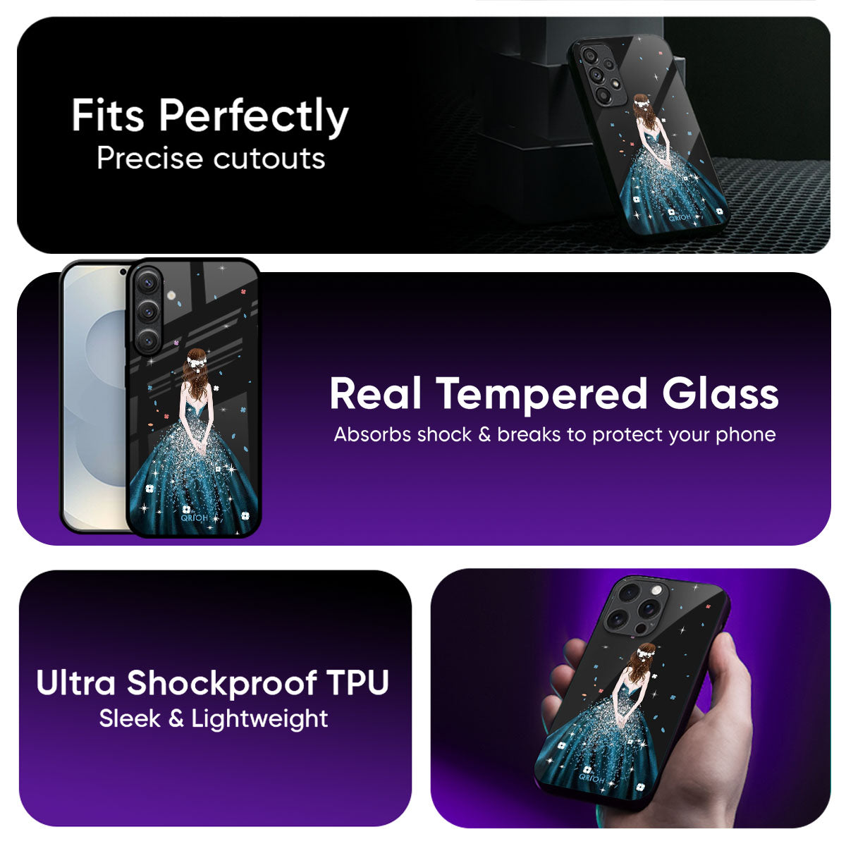 Queen Of Fashion Glass Case