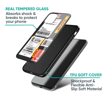 Cool Barcode Label Glass Case For OnePlus 13R 5G