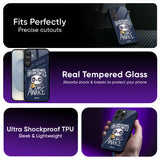 Struggling Panda Glass Case