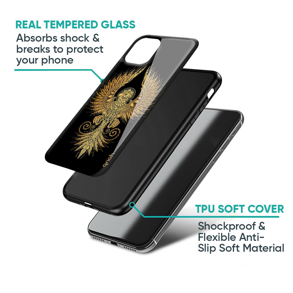 Mythical Phoenix Art Glass Case for Oppo K13 Turbo Pro 5G