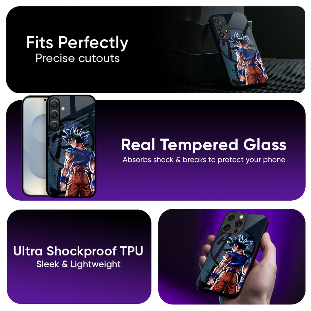 Mundo Goku Glass Case