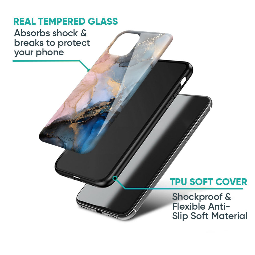Marble Ink Abstract Glass Case for Oppo K13 Turbo Pro 5G