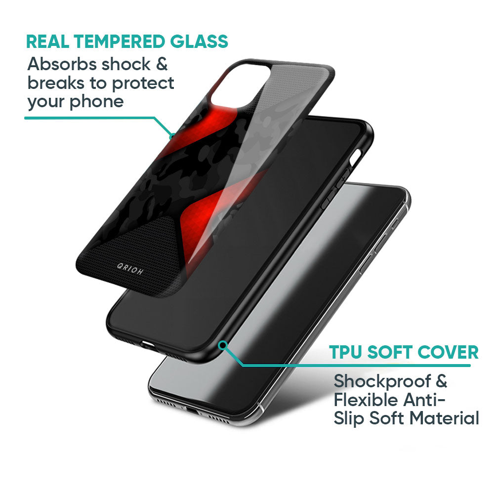 Modern Camo Abstract Glass Case for Samsung Galaxy A57 5G