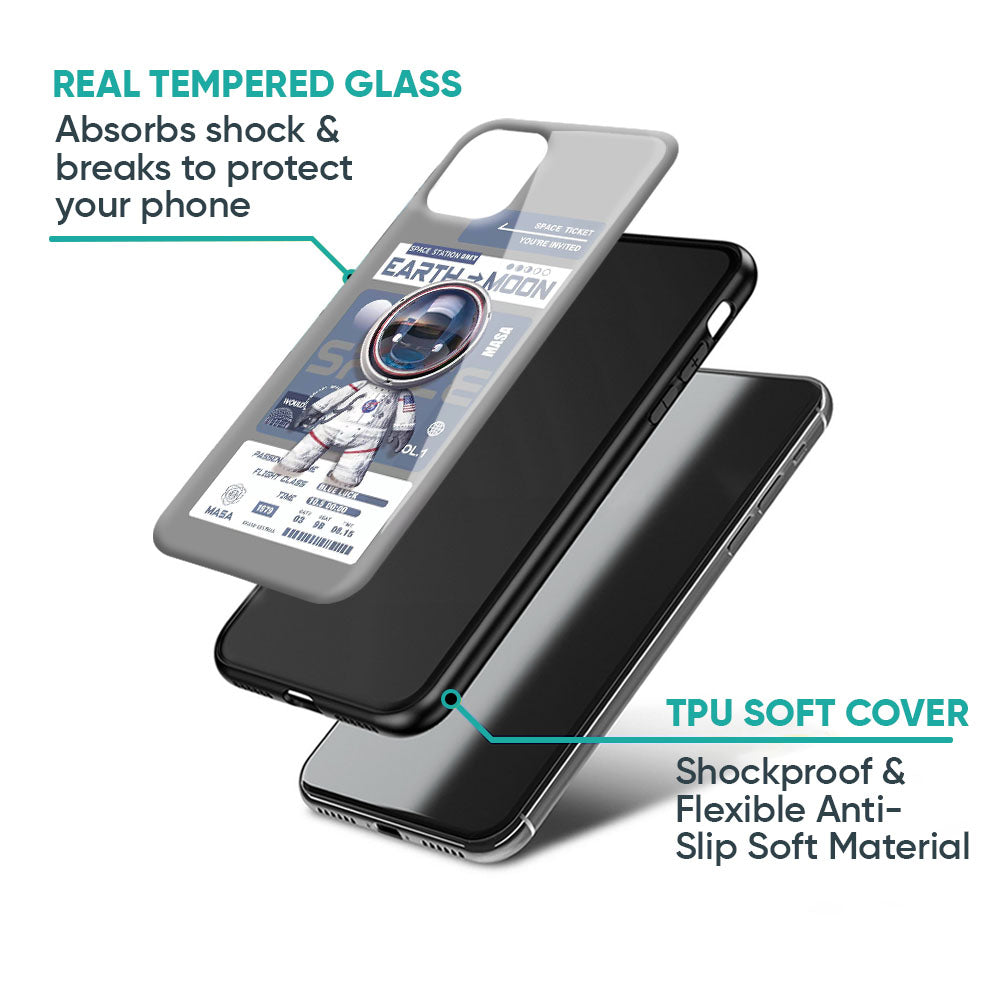 Space Flight Pass Glass Case for Oppo K13 Turbo Pro 5G