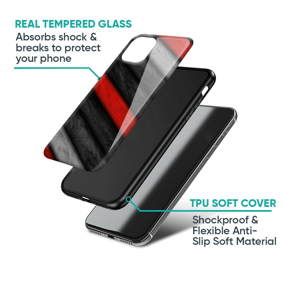 Soft Wooden Texture Glass Case for Oppo K13 Turbo Pro 5G