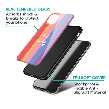 Lucky Abstract Glass Case for Oppo K13 Turbo Pro 5G