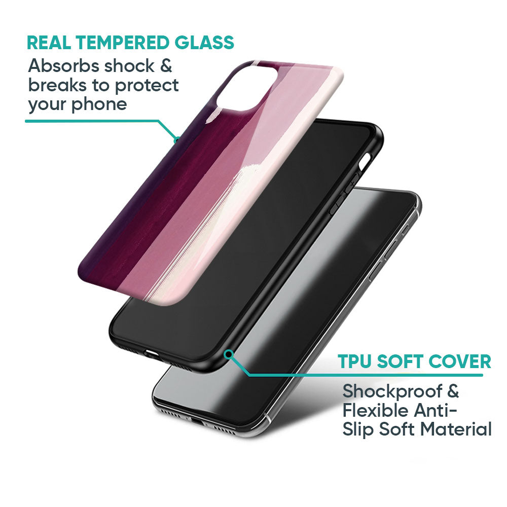 Brush Stroke Art Glass Case for Samsung Galaxy S26 Ultra 5G