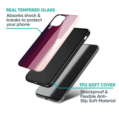 Brush Stroke Art Glass Case for Samsung Galaxy M56 5G