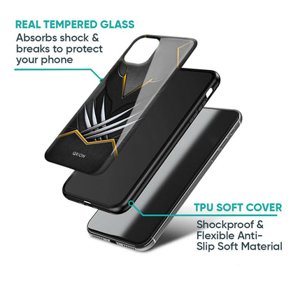 Black Warrior Glass Case for Oppo K13 Turbo Pro 5G