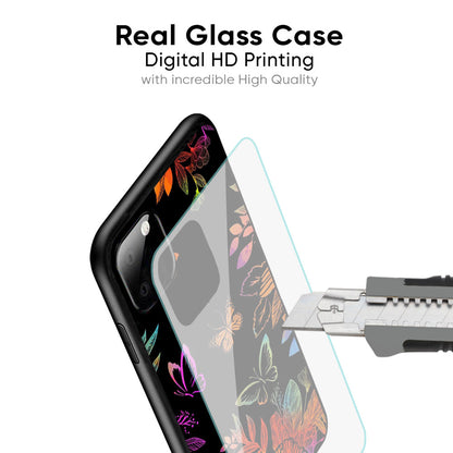 Rainbow Butterfly Glass Case for Google Pixel 8A
