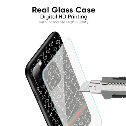 Branded Texture Glass Case for Google Pixel 8