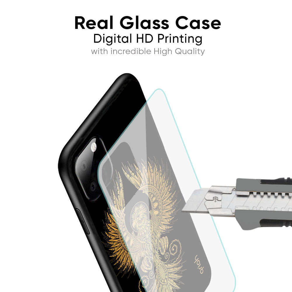 Mythical Phoenix Art Glass Case for Google Pixel 8A
