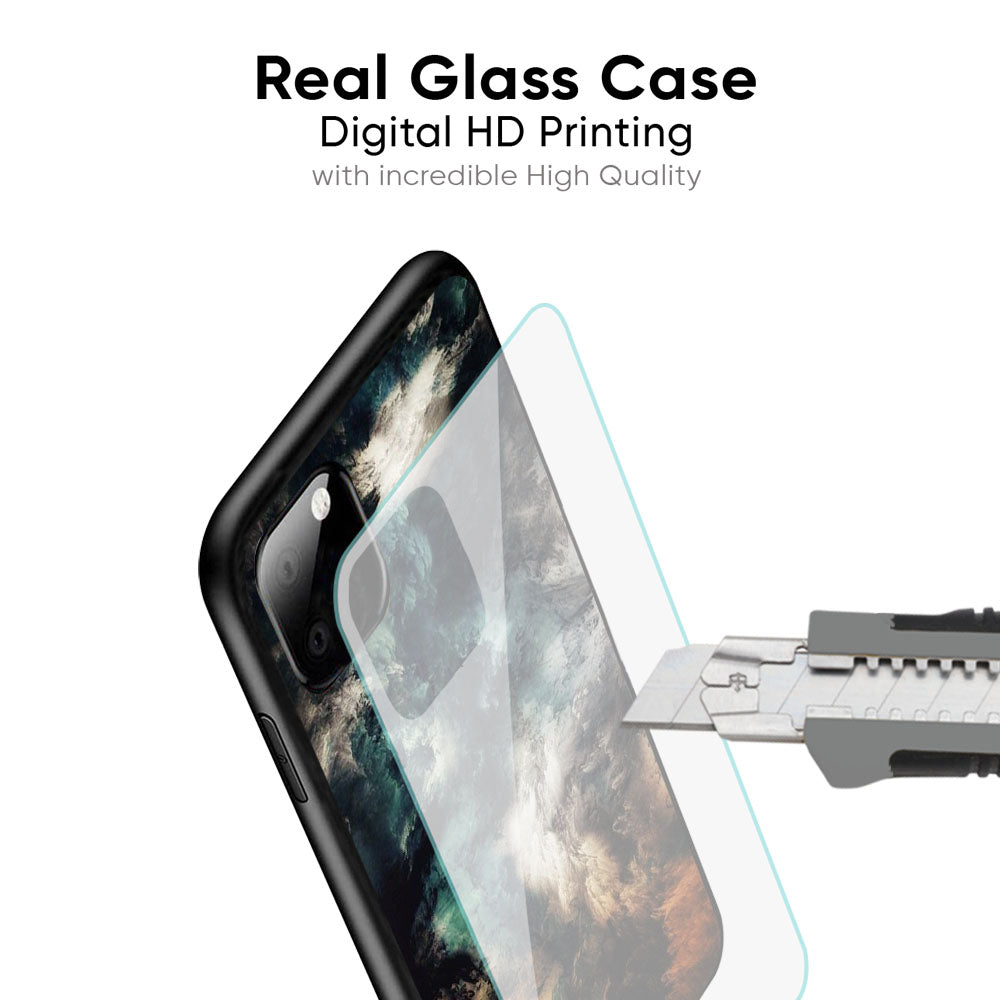 Multicolor Cloudy Smoke Glass Case for Google Pixel 8A